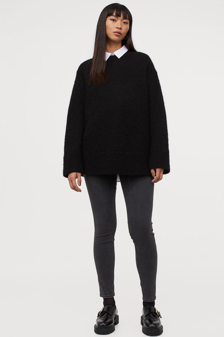 

МАМА Джинсы Super Skinny H&  Черный, МАМА Джинсы Super Skinny H&M M Черный
