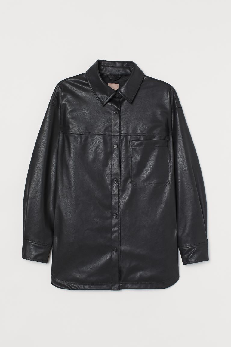 

Куртка-рубашка H&M XXL Черный