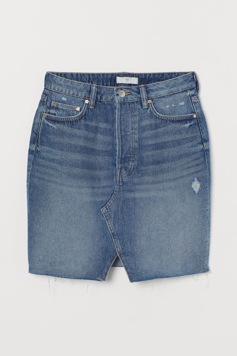 

Джинсовая юбка H&M 36 Синий деним