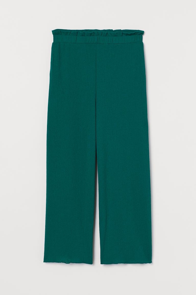 

Кюлоты H&M  Изумрудно-зеленый, Кюлоты H&M S Изумрудно-зеленый
