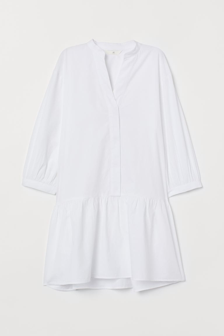 

Хлопковая туника H&M S Белый