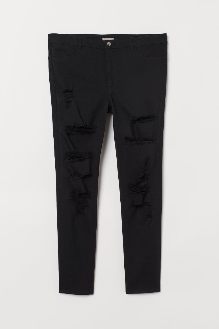 

Джинсы Super Skinny High H&M / Черный, Джинсы Super Skinny High H&M 44/46 Черный