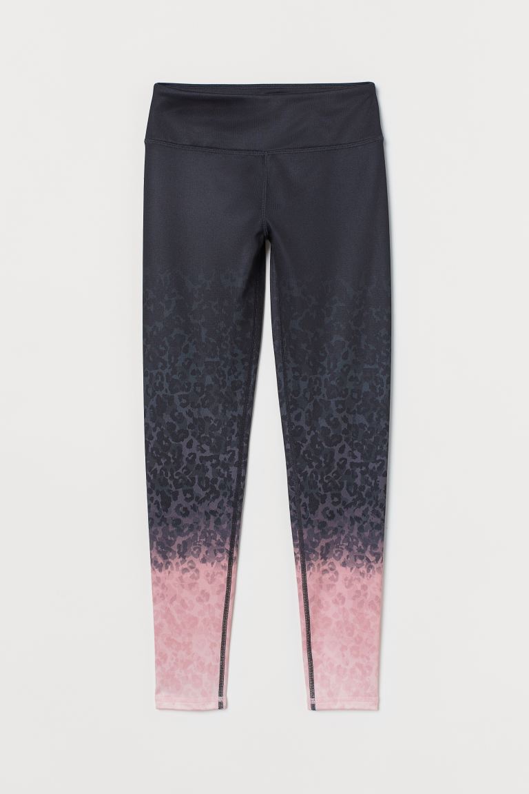 

Спортивные легинсы H&M 146/152 Коралловый розовый/Леопардовый (0867742004)