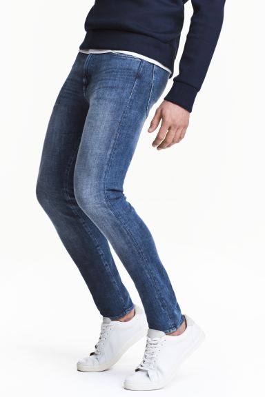 

360 Tech Stretch Skinny Jeans H&M 30/32 Голубой деним