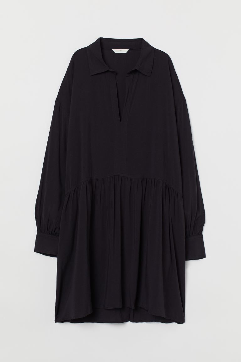 

Воздушное платье H&M S Черный