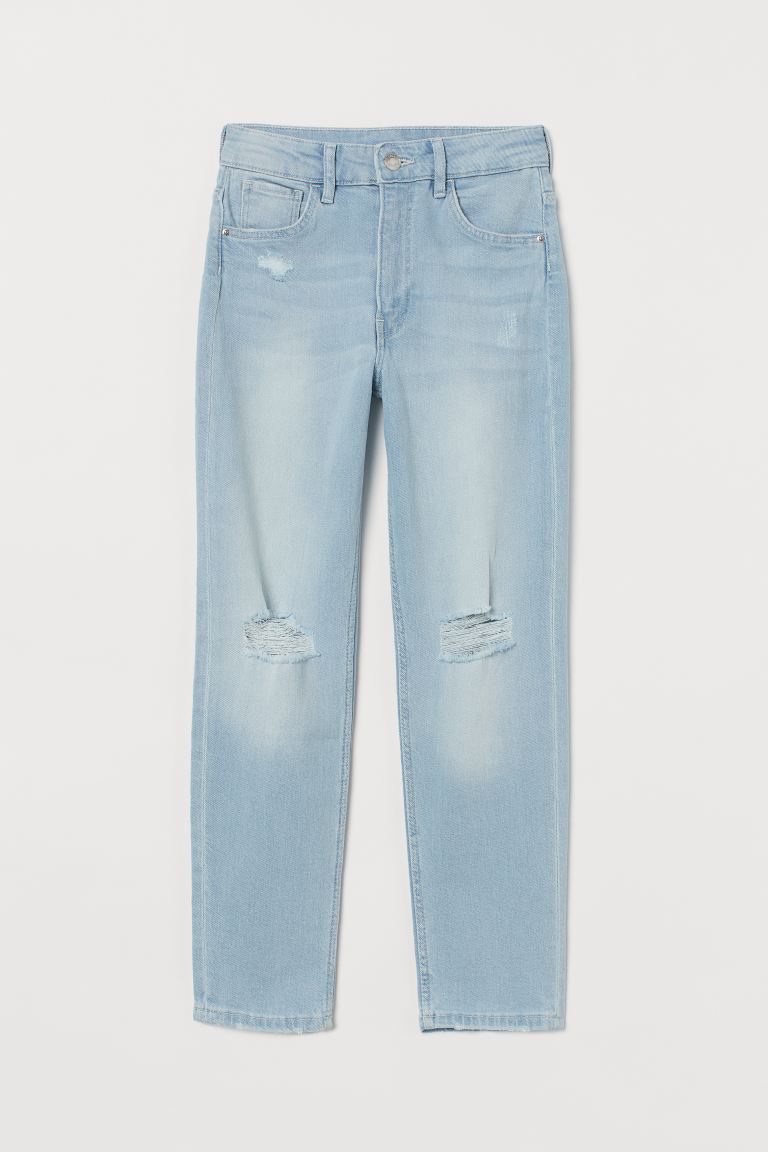 

Джинсы Relaxed Fit High H&M 158-164 Бледно-голубой деним (0815669001)