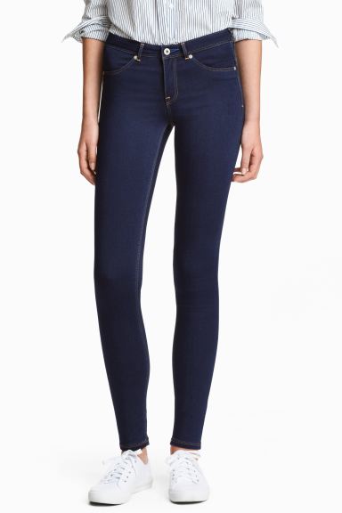 

Джегинсы Super Soft Low H&M 27/32 Темно-синий деним