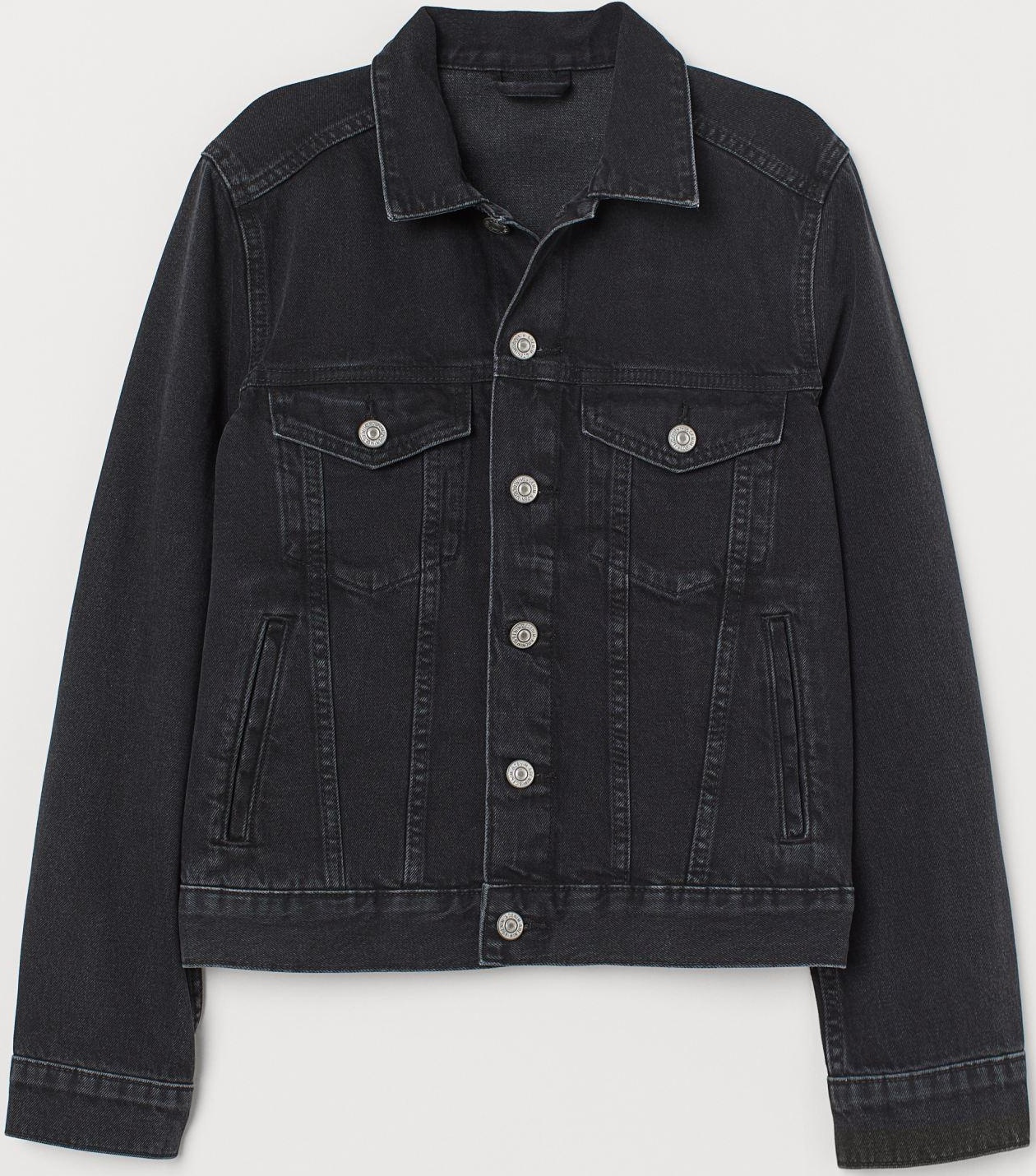 

Джинсовая куртка H&M 7356001-AAAD 34 Черная