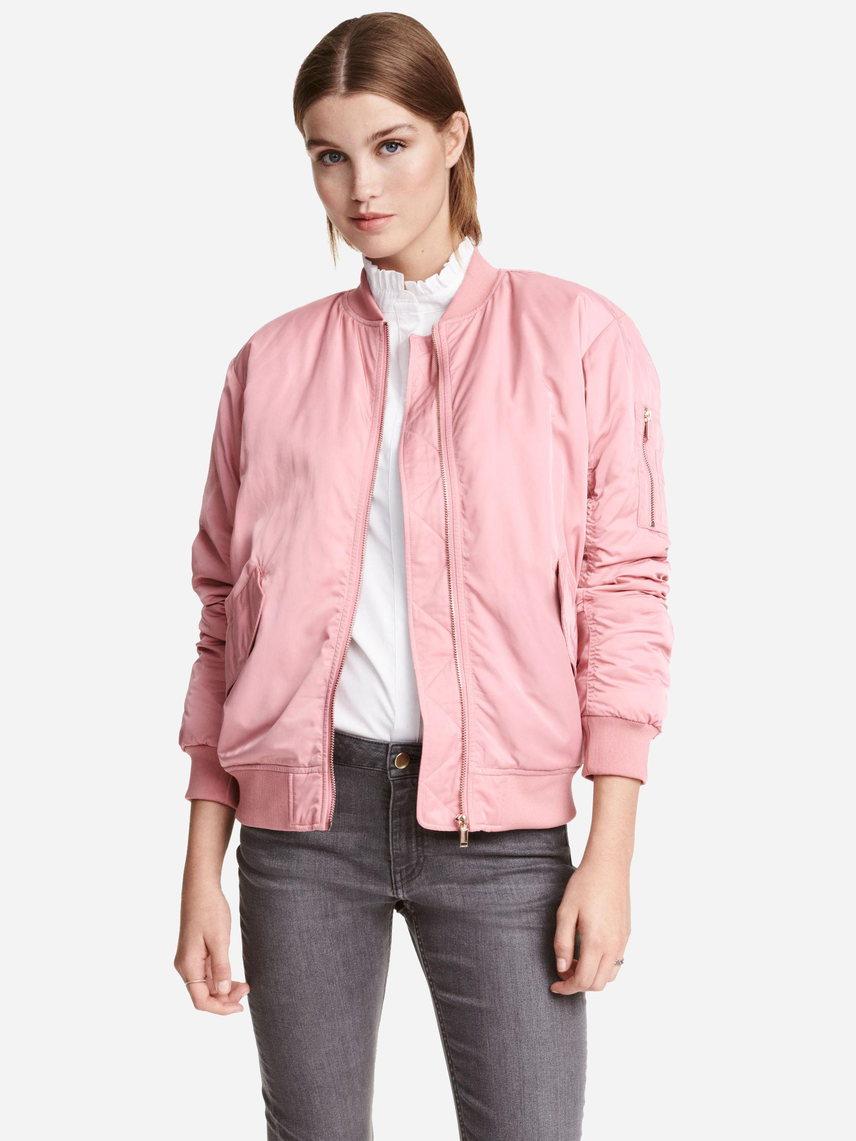 

Бомбер H&M 4279514-ACWG 32 Розовый
