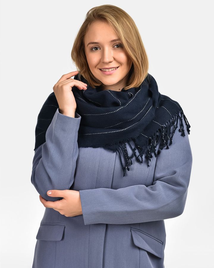 

Шарф H&M Синий One size 2933316534588