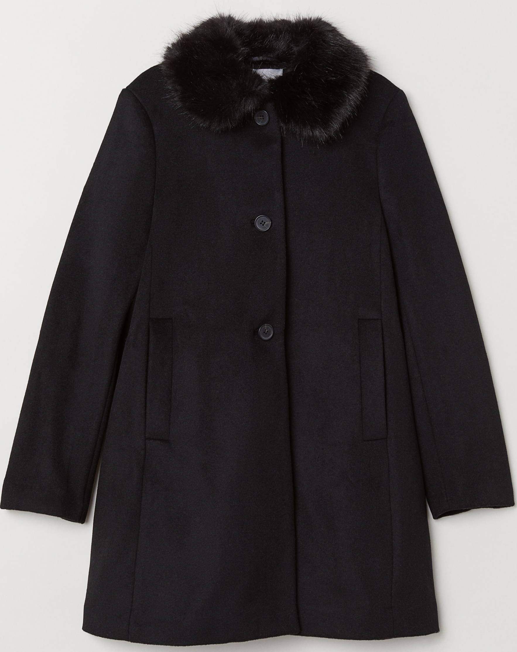 

Пальто H&M 6618028-AAAD 50 Черное
