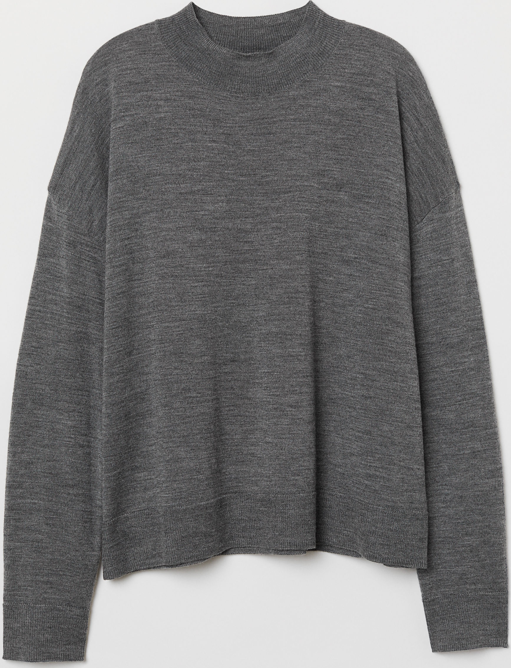 

Свитер H&M 6713268-ACXW L Темно-серый