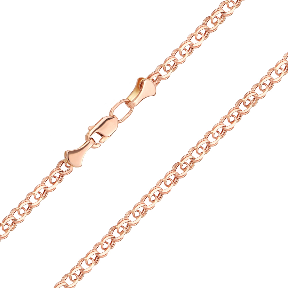 

Браслет из красного золота, 3 мм 000146257 21 размера