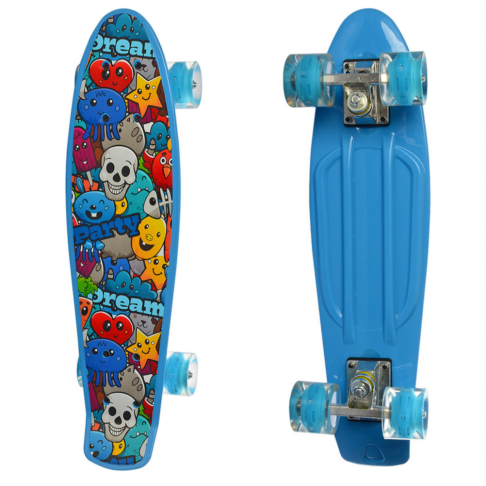 

Скейт Penny board Profi Голубой (MS 0749-5)