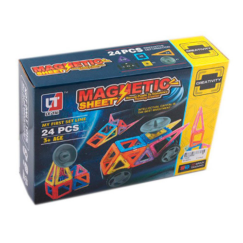 

Магнитный конструктор Magnetic sheet (24 деталей) арт. 5004