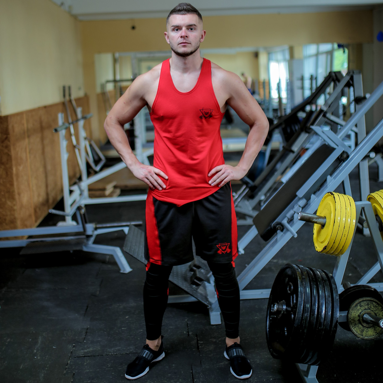 

Спортивный мужской набор Progress red 3 0 FitU L Красный