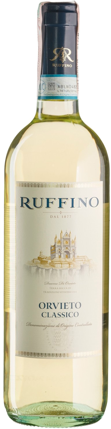 Акция на Вино Ruffino Orvieto Classico сухое белое 0.75 л 13% (8001660126750) от Rozetka UA