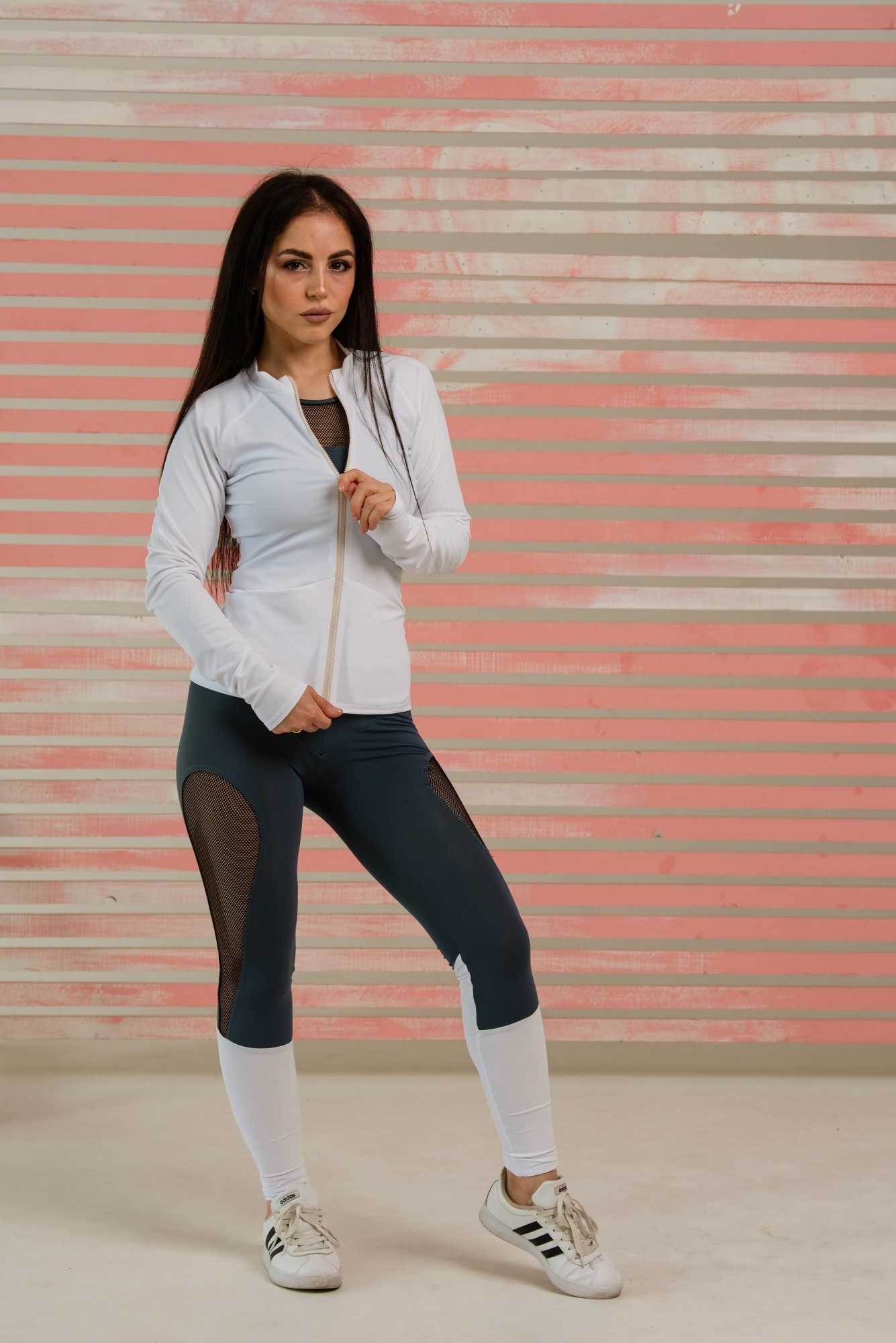 

Спортивный женский костюм (Кофта леггинсы) FitU M Разноцветный