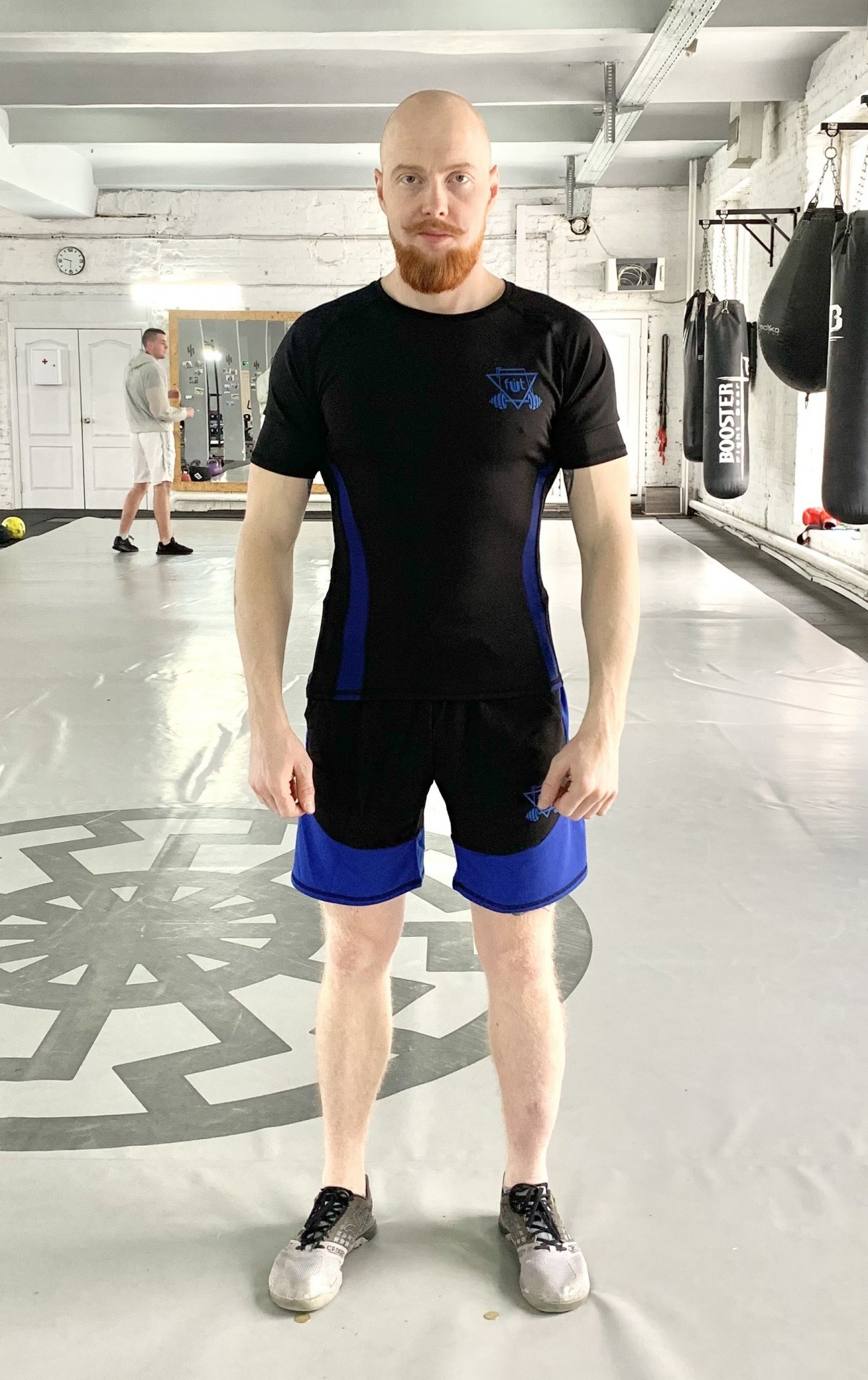 

Спортивный мужской набор (Рашгард шорты) Armm B-black 1 1 FitU XL Черный