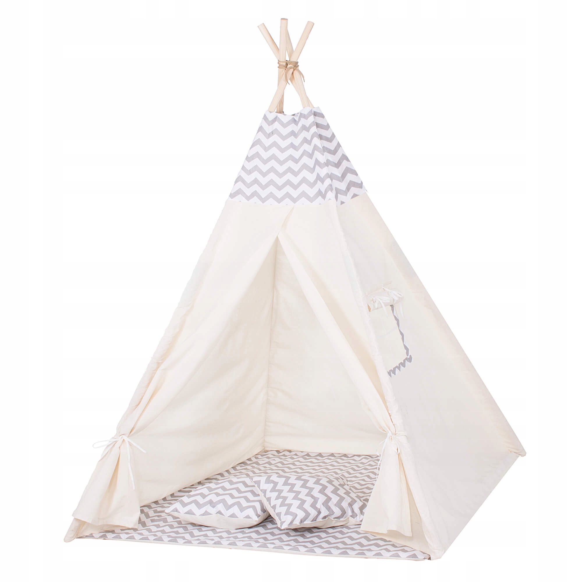 

Палатка детская Springos 120x100x160 см (det0004459) Бело-серый