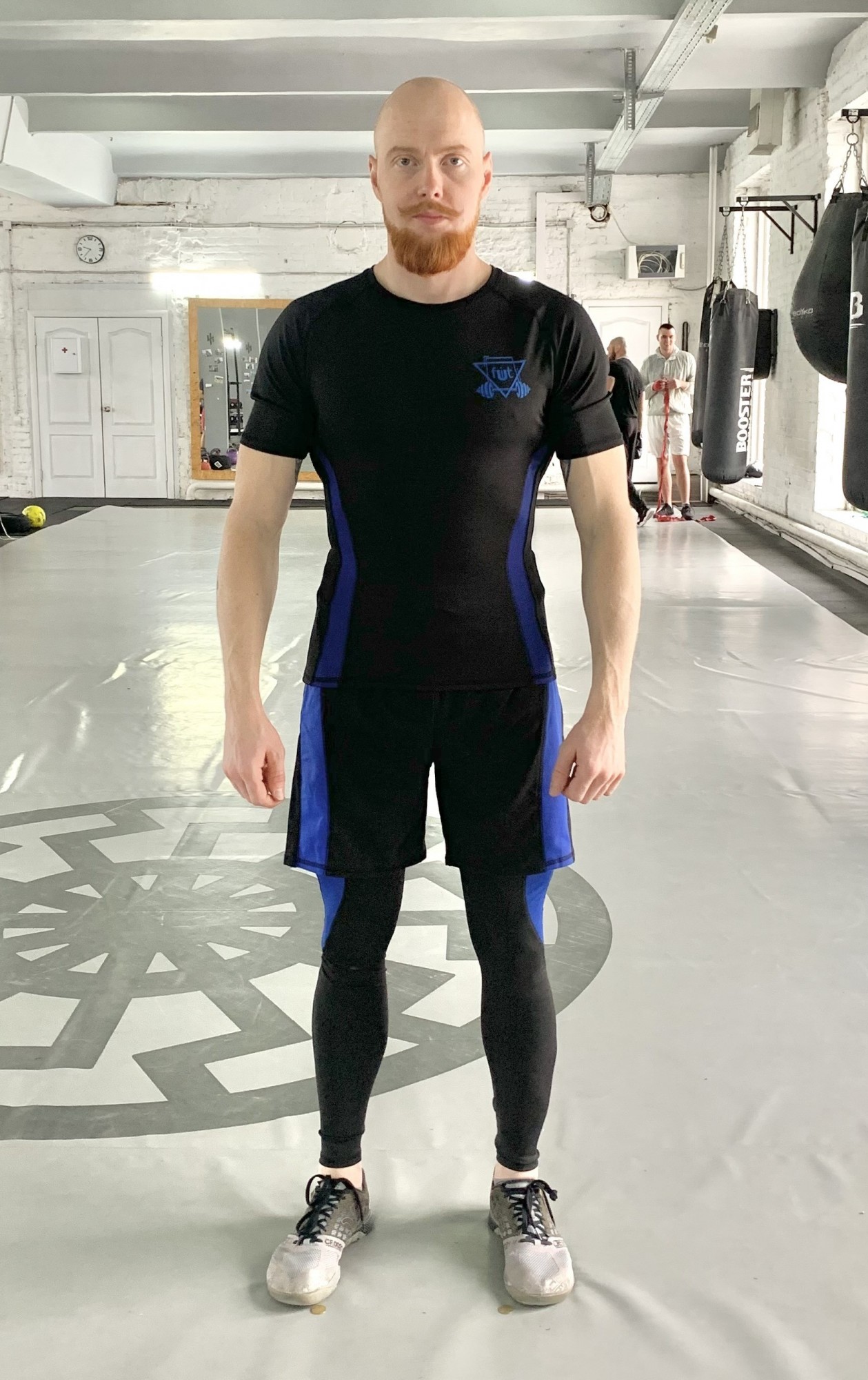 

Спортивный мужской набор (Рашгард тайтсы шорты) Armm B-black 3 0 FitU XL Черный