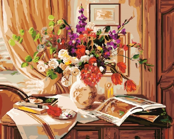 

Картина "Букет на комоде" Brushme 40х50 см (tvo0002190)
