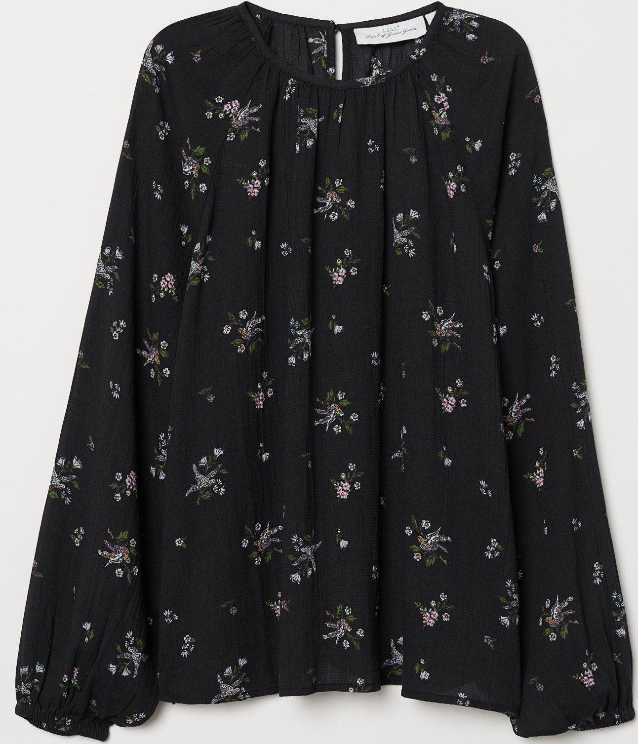 

Блузка H&M 6969278-AAUU 36 Черная
