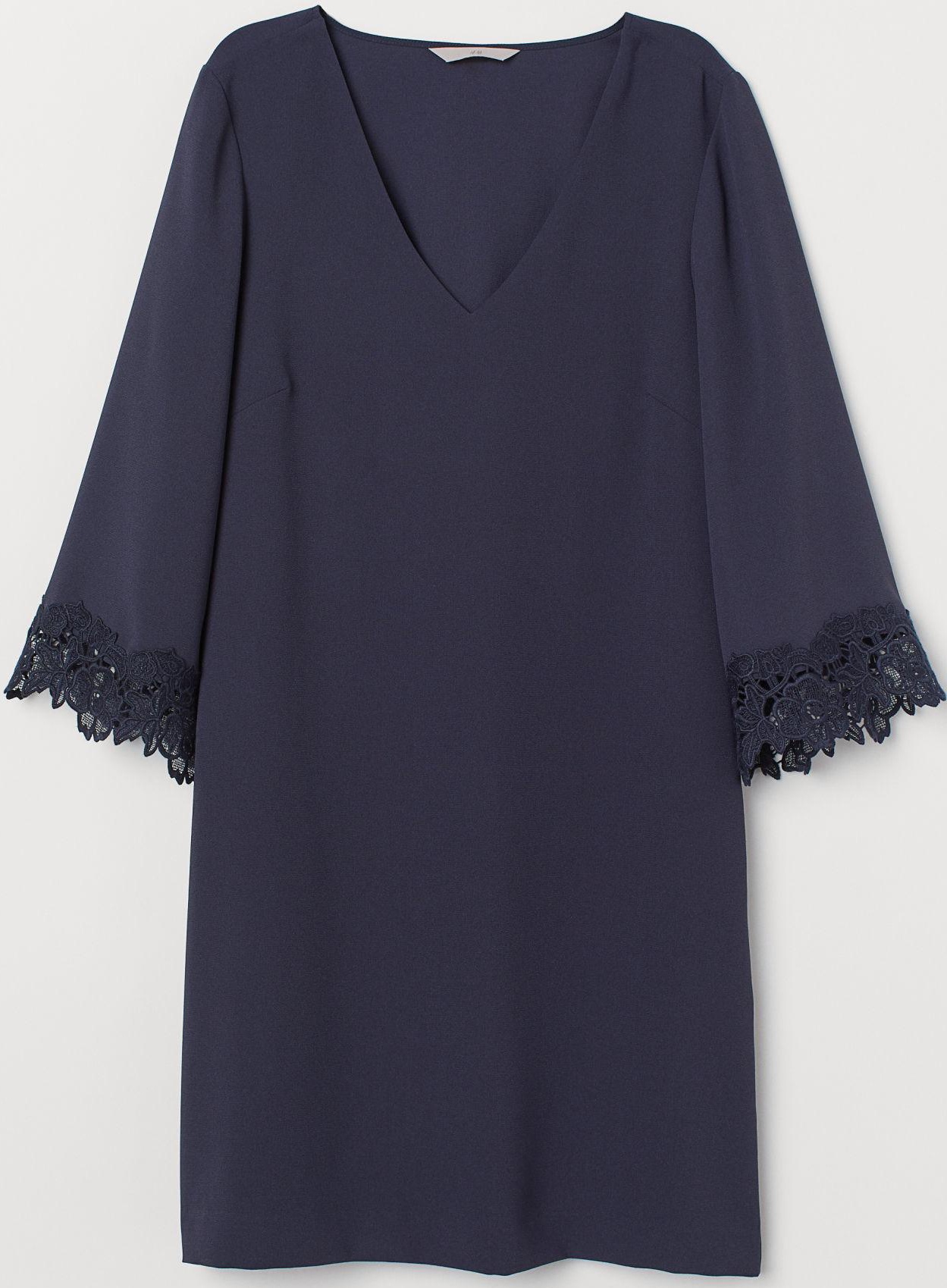 

Платье H&M 7367529-AAQJ 40 Темно-синее