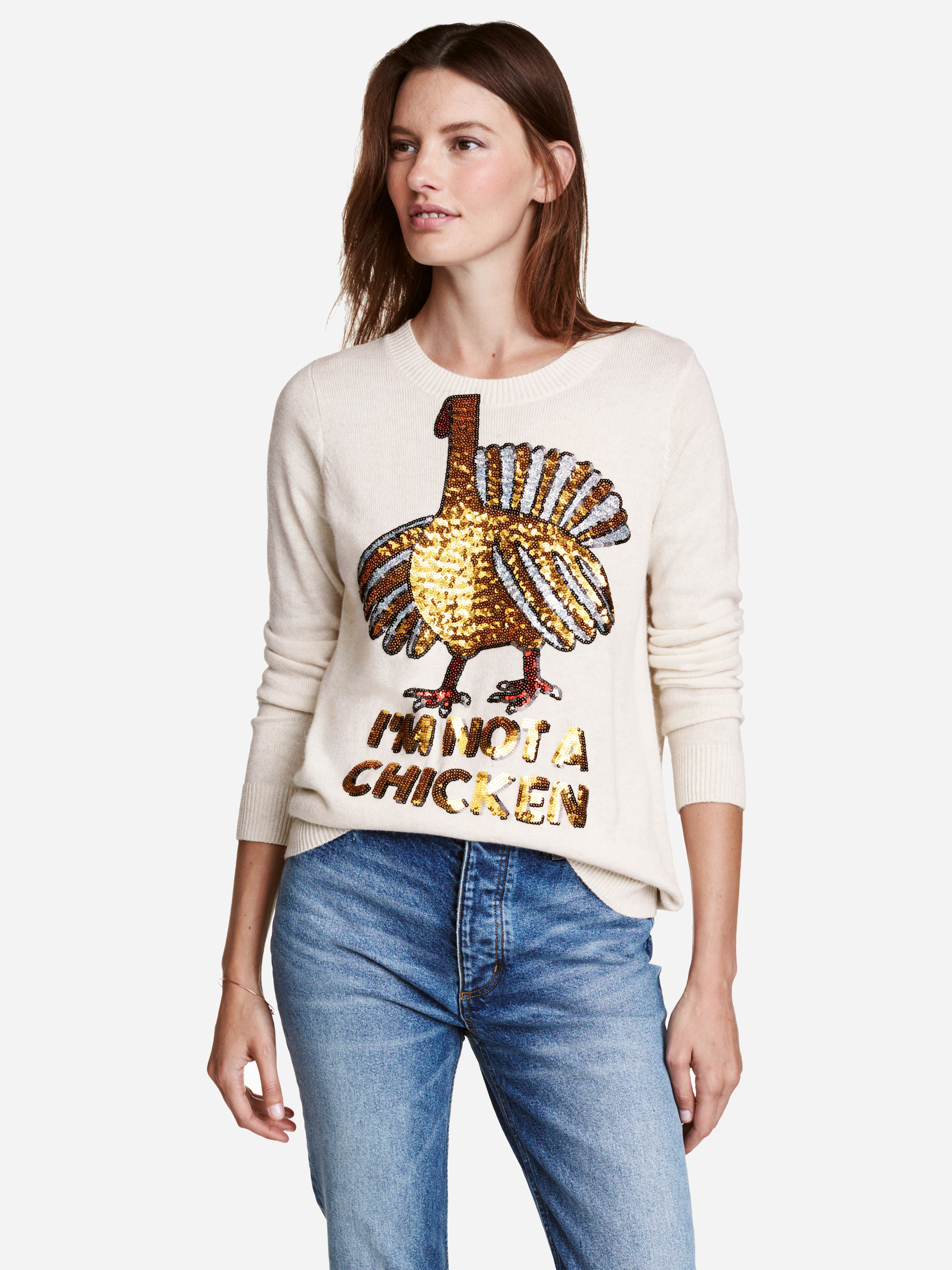 

Джемпер H&M 3906424-AAPT M Белый