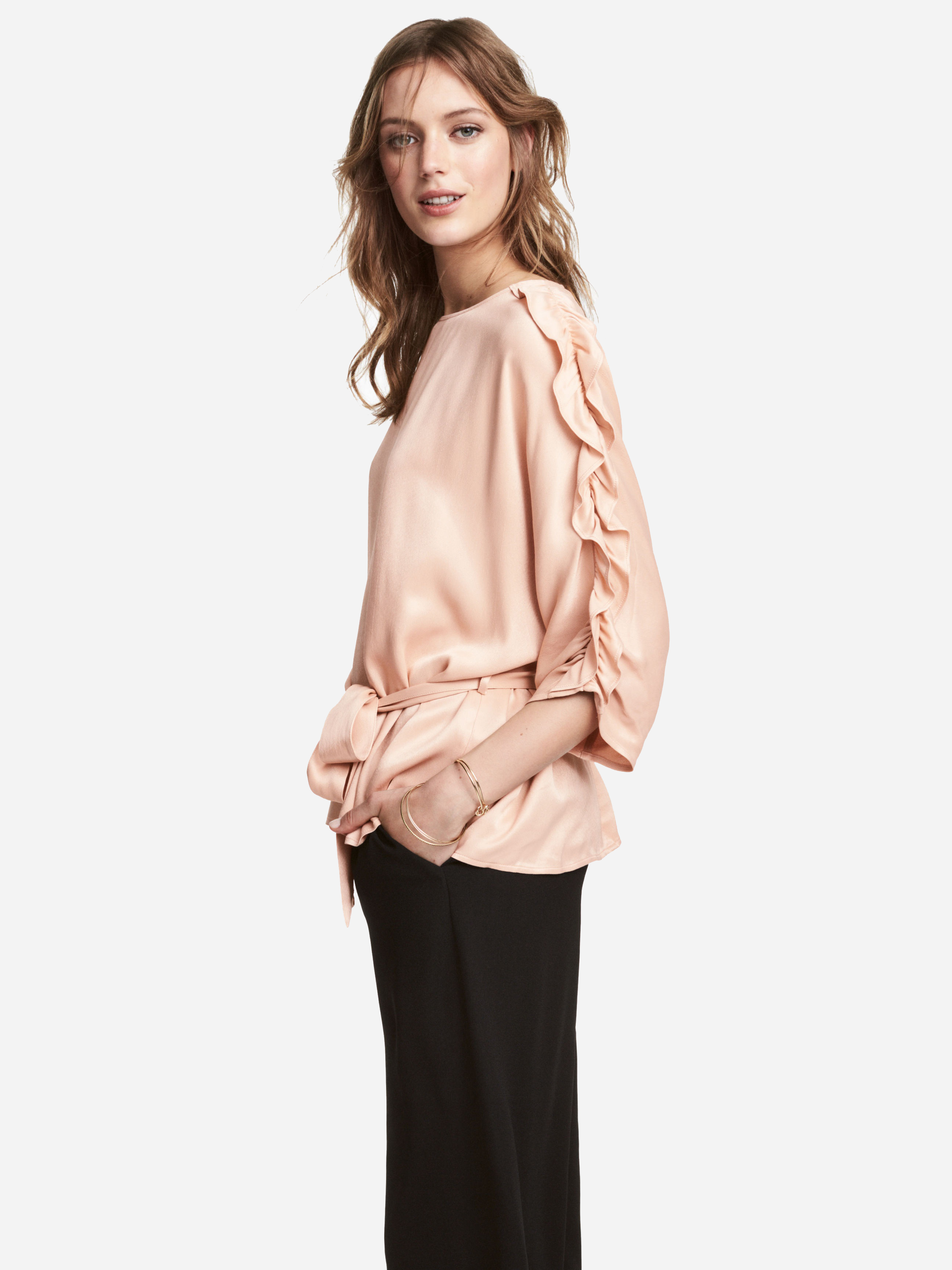 

Блузка H&M 5391965-ACTQ 38 Бежевая