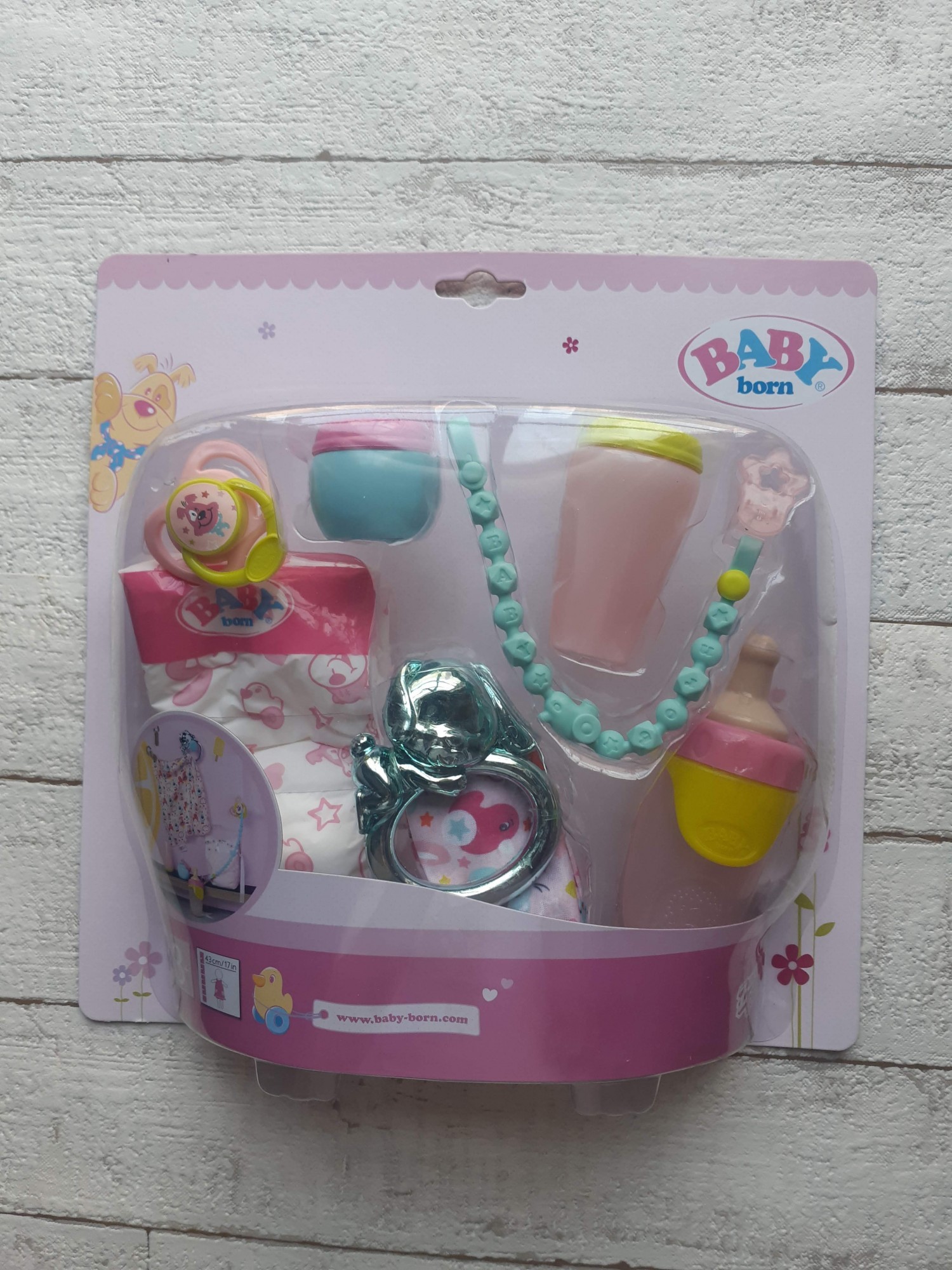 

Набор аксессуаров для куклы BABY BORN Zapf Creation Забота о малыше 824467