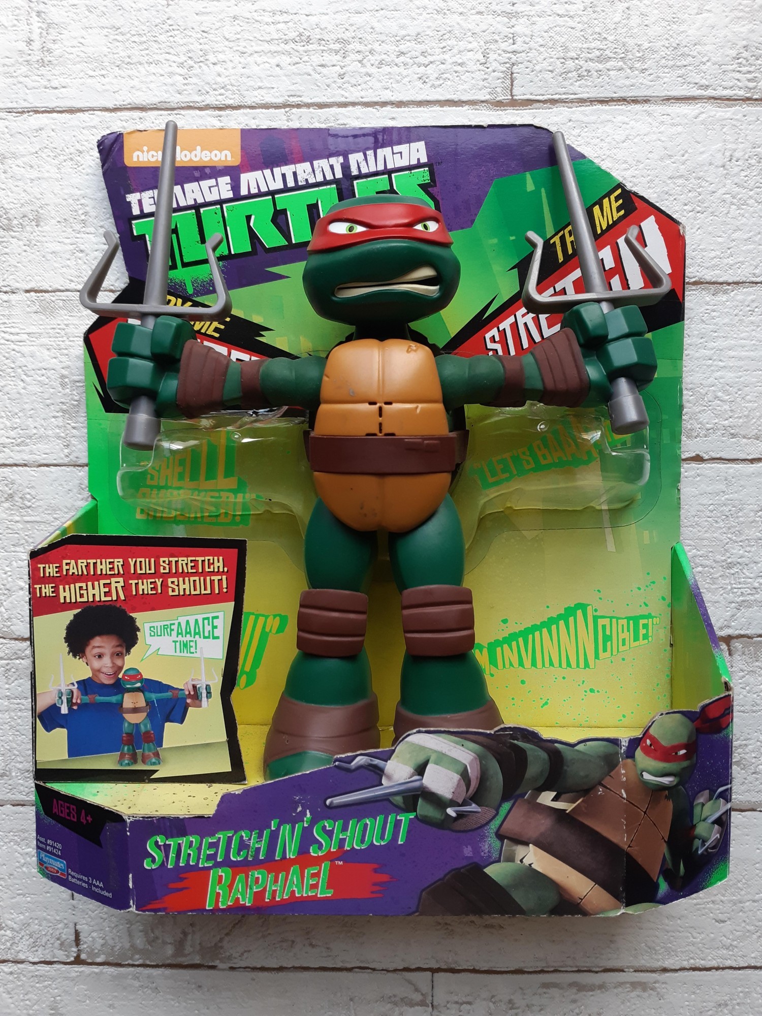 

Черепашки-ниндзя TMNT Big Рафаэль со звуковыми эффектами 22 см (91424)