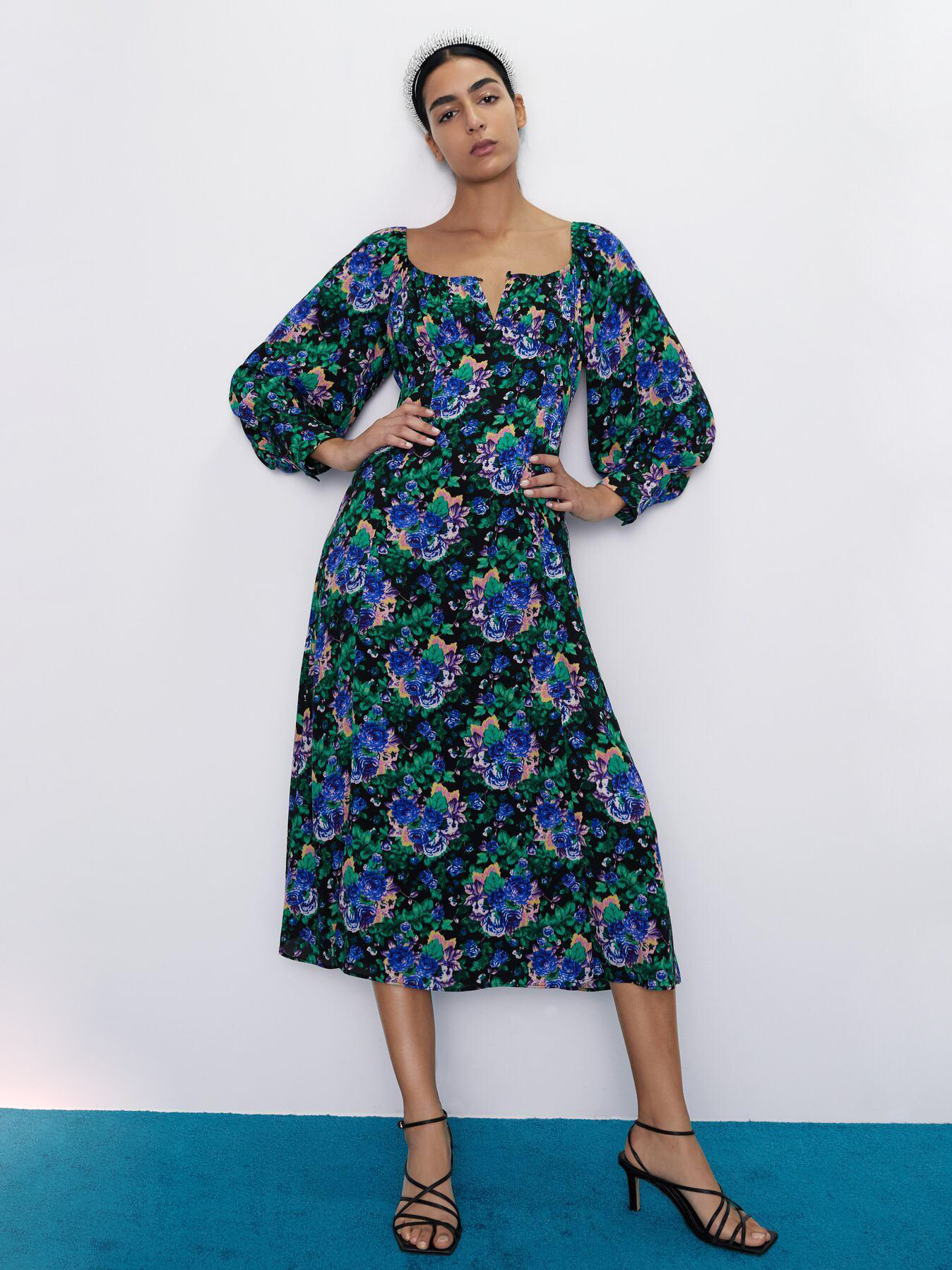 

Платье Zara 8710-176-330-ACKX L Разноцветное