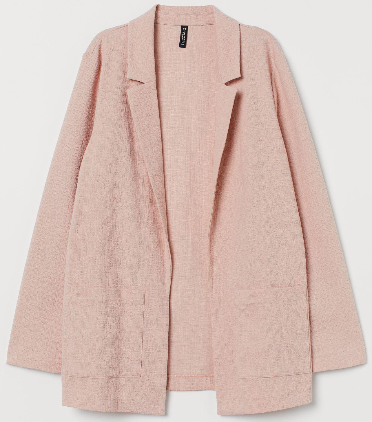 

Пиджак H&M 7212701-ACWV M Светло-розовый