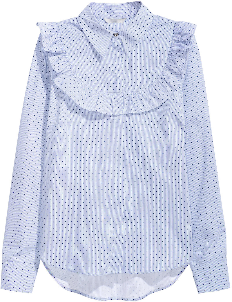 

Блузка H&M 4380204-AANS 36 Синяя