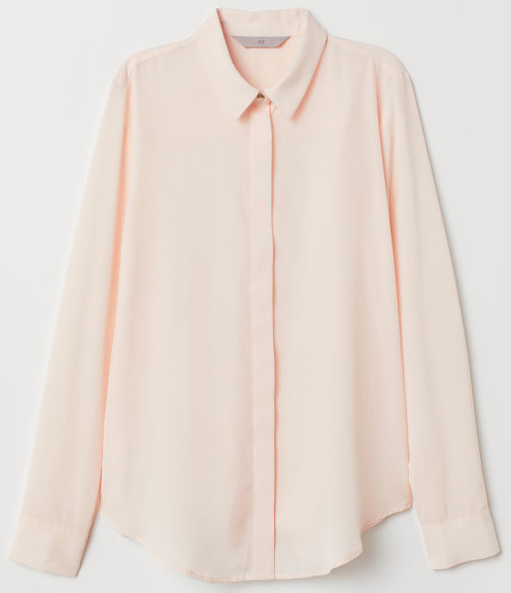 

Рубашка H&M 6956329-ACWG 46 Розовая