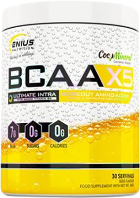 Акція на Аминокислота Genius Nutrition BCAA-X5 360 г Пиво (7358406941063) від Rozetka UA