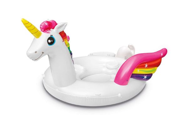 

Надувной плот Intex 57266 (503х335х173 см) Unicorn Party Island Белый