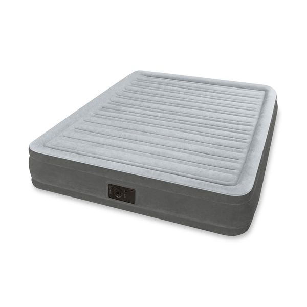 

Двуспальная надувная кровать Intex 67770 (1.52 x 2.03 x 33 см) Comfort-Plush Airbed + Встроенный электронасос 220В