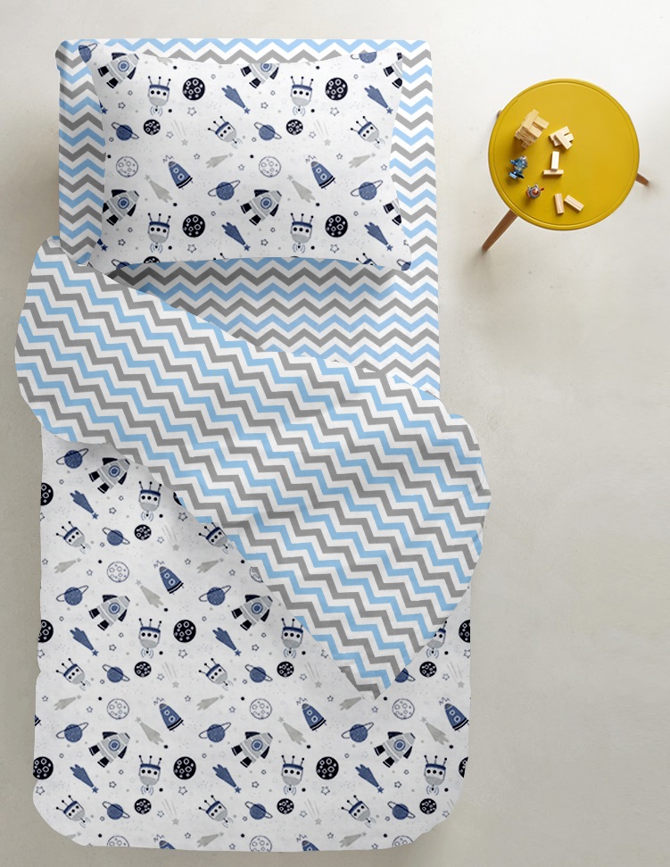 

Пододеяльник Cosas Space White 110х140