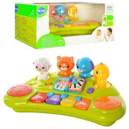 

Развивающая игрушка Huile Toys (Hola) 2103A Пианино со зверятами (30-16-12,5 см)