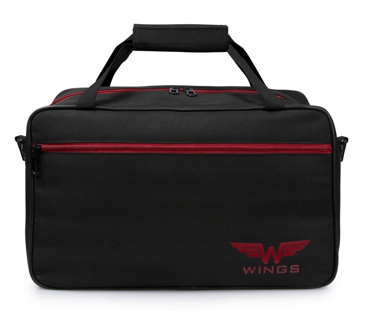 

Дорожная сумка WINGS TB01 40x25x20 см ручная кладь RYANAIR и WIZZAR, черная
