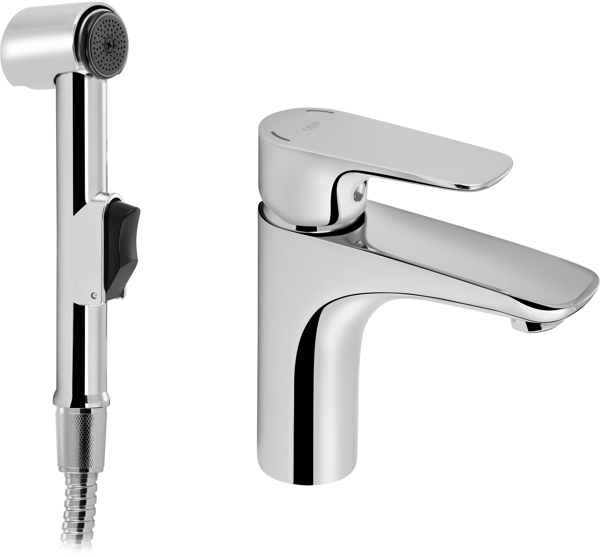 

Смеситель для раковины QTAP Flaja 1510L102C с душевым гарнитуром