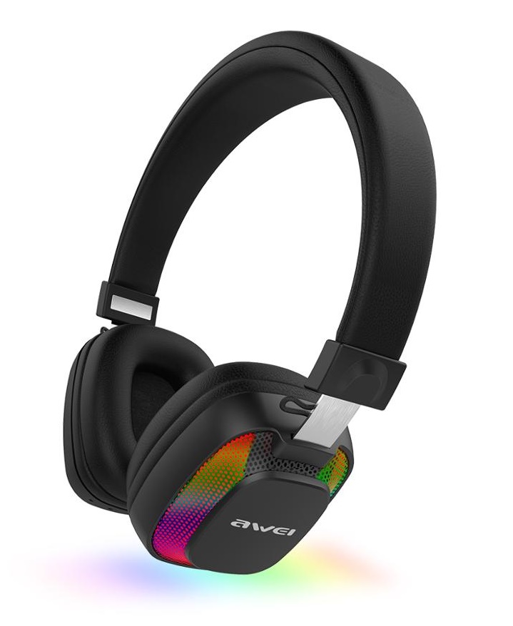 

Беспроводные bluetooth наушники Awei A760BL с подсветкой