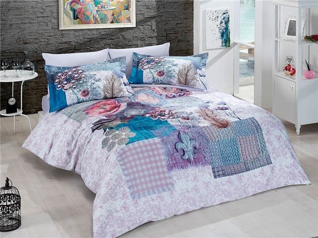 

Комплект постельного белья Zugo Home Сатин Papeteria 200x220 (ts-01310)