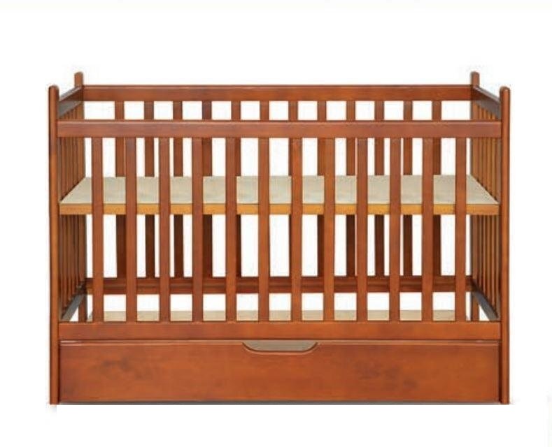 

Кроватка детская деревянная из сосны Винни 60x120 яблоня цвет Stemma