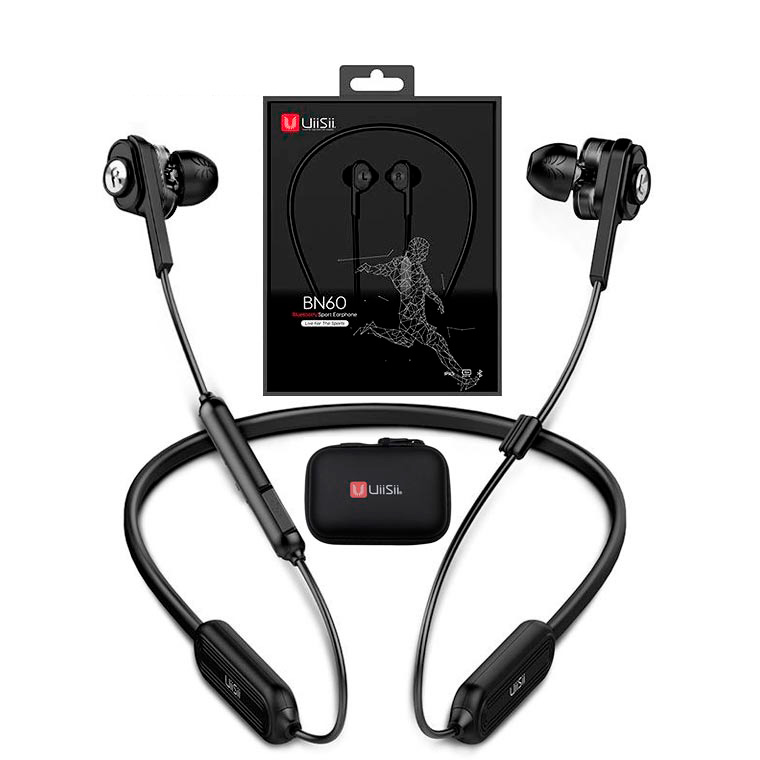 

Bluetooth наушники с микрофоном UiiSii BN60 черные