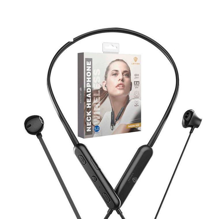 

Bluetooth наушники с микрофоном Lenyes A22 черные
