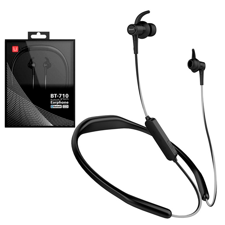 

Bluetooth наушники с микрофоном UiiSii BT710 черные