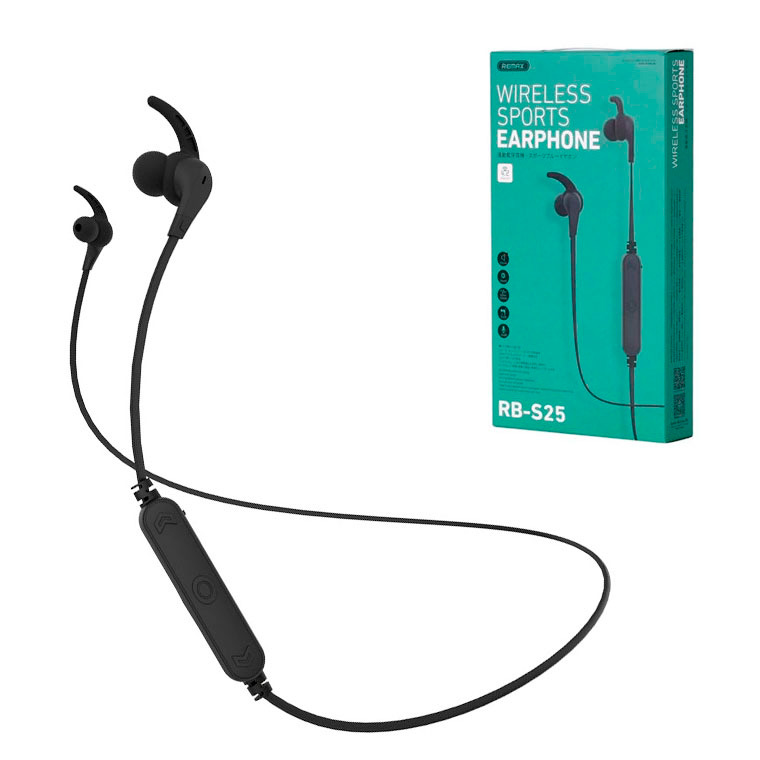 

Bluetooth наушники с микрофоном Remax RB-S25 черные